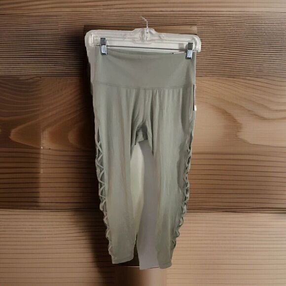 2 NWT Victoria's Secret Light Blue And Light Green High Rise Leggings Sz‎ 10 Y2K - Picture 4 of 13